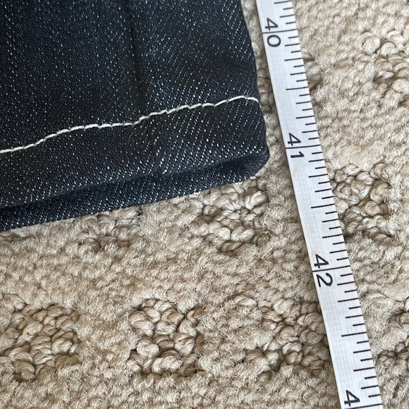 JAMES JEANS DRY AGED DENIM CURATED BY SEAN BOOTCUT DARK WASH SIZE 25 EUC - Picture 10 of 14